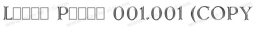 Lidia Plain 001.001 (COPY 1)字体转换